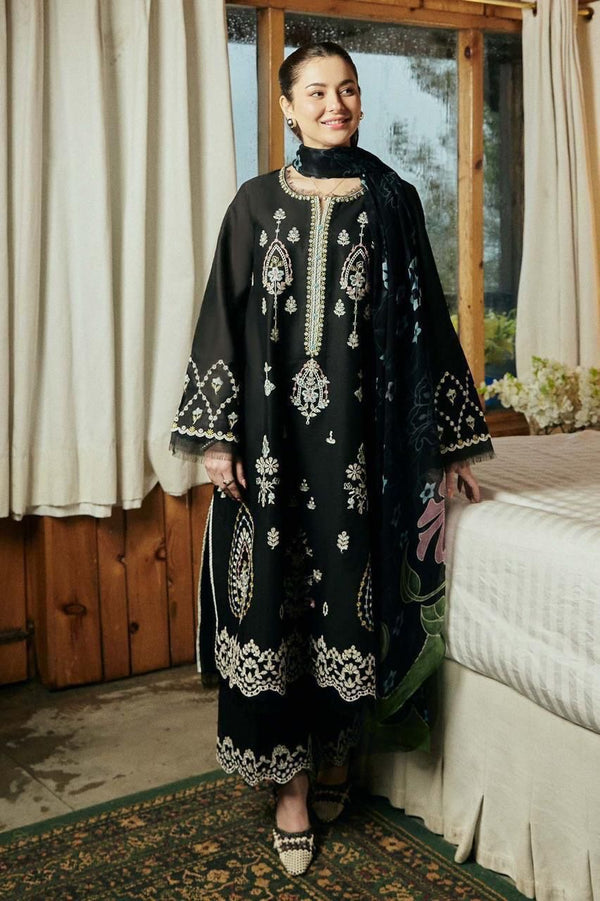 3PC EMBROIDERY LAWN DRESS