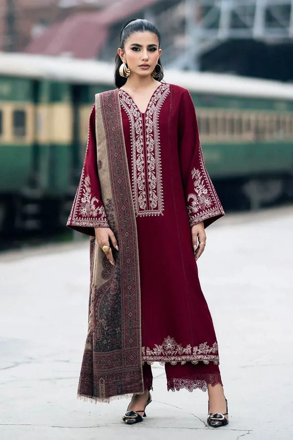 3PC EMBROIDERY LAWN DRESS