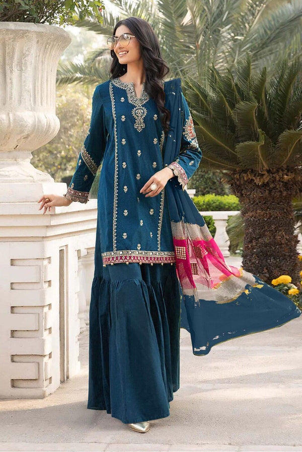 3PC EMBROIDERY LAWN DRESS