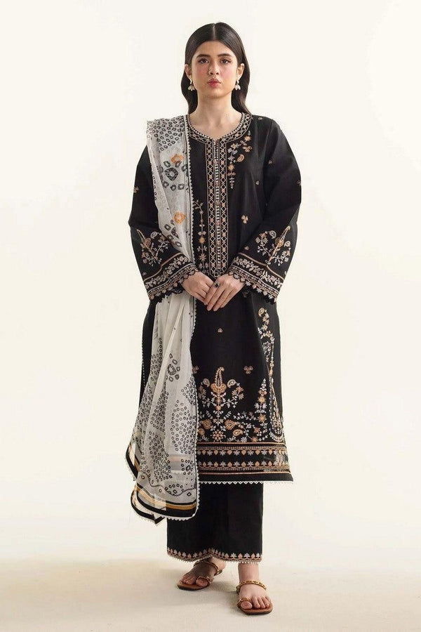 3PC EMBROIDERY LAWN DRESS