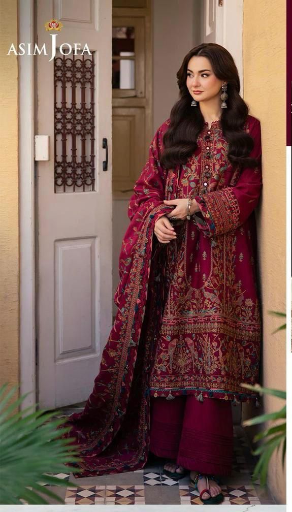 3PC EMBROIDERY LAWN DRESS