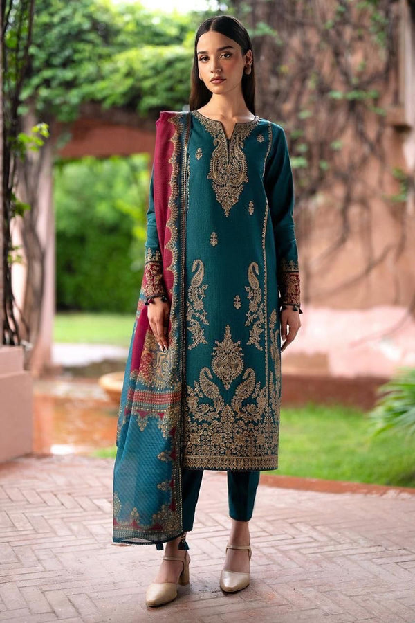 3PC EMBROIDERY LAWN DRESS