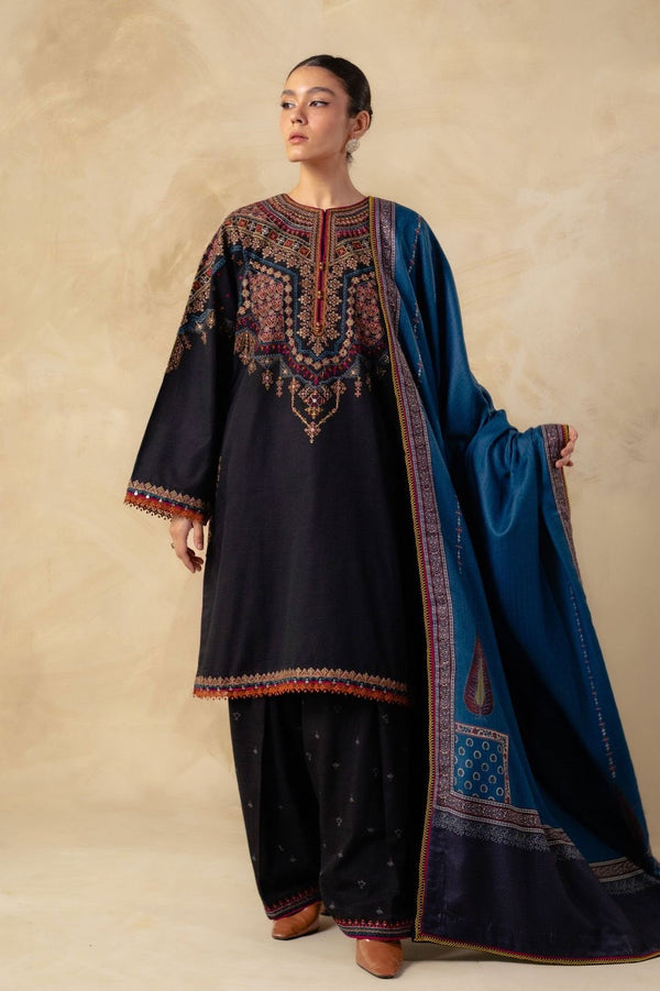 3PC EMBROIDERY LAWN DRESS