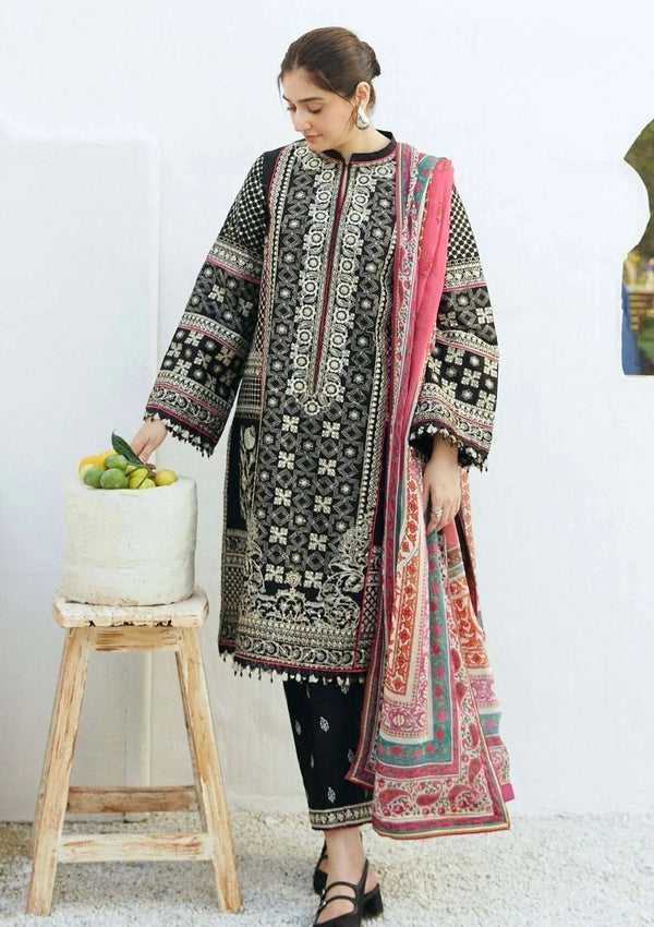 3PC EMBROIDERY LAWN DRESS