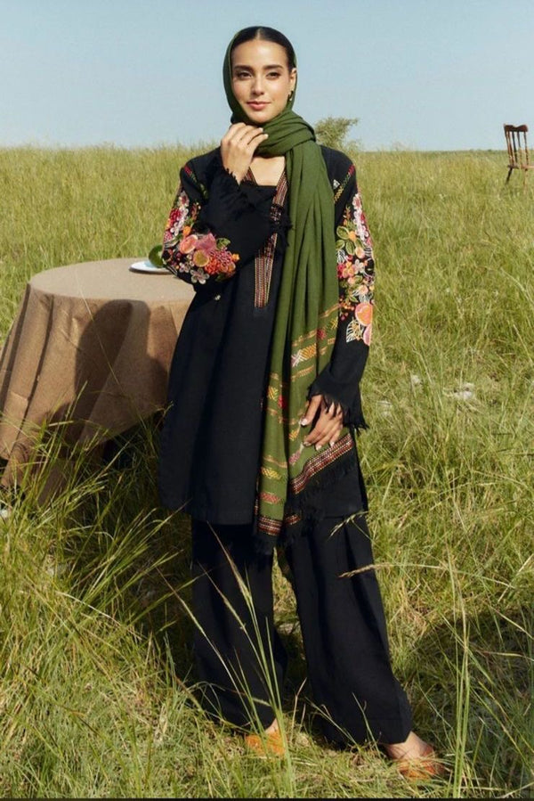 3PC EMBROIDERY LAWN DRESS